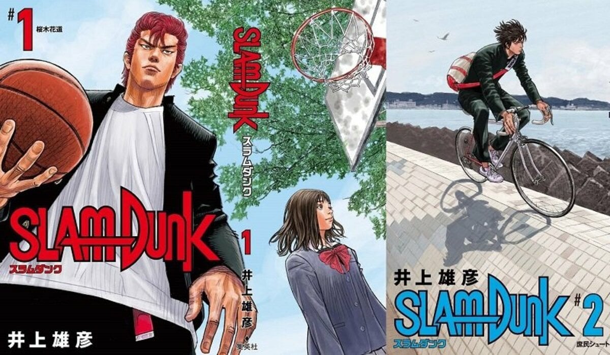 新装再編版『SLAM DUNK』発売 渋谷ハチ公広場に井上雄彦氏の大型描き