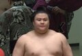 「義ノ富士の後ろにまたイケメン」花道奥、偶然の光景にファン熱視線 “ざんばら”髪の若手力士「さすがに目立つ」