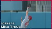 【映像】トラウトがホームランをもぎ取るスーパーキャッチ