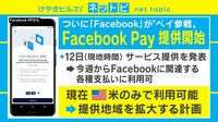【動画】Facebook Payが提供開始
