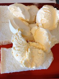 桃『アイスdeフレンチトースト！』