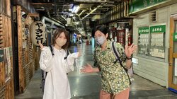 下野紘＆内田真礼が“斧投げ”でストレス発散！人力車に日本最古の商店街…浅草を大満喫『声優と夜あそび』