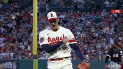 満塁のピンチもギアアップで三振斬り！大谷翔平、気迫の雄叫び＆渾身のガッツポーズに「吠えた！」「オラ谷や！！」「さすがエース」