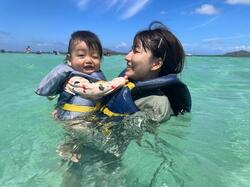  あいのり・桃、ハワイの海で次男の異変に気付き避難「顔が圧迫されて辛かったのかと」 