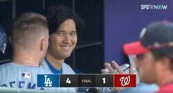 大谷翔平に一体、何が起こったのか…！？ ベンチで見せた“変顔”がヤバすぎると話題に　ファン騒然 「えっ？w」「さすがに反則でしょ」