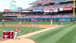 大谷翔平、一塁線へ惜しい当たりも相手ファーストのファインプレーでまさかのダブルプレー　ファン「今のとるか！？」「まじかいー」