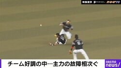 ソフトバンク栗原が左膝前十字靱帯断裂…交錯の要因に里崎氏「歓声で連携の声が」