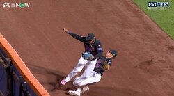 「あれ捕れるの？」メッツ外野手が大けが回避の超絶美技！ ド軍ファンからも絶賛の声