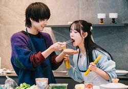 堀未央奈、6歳年下夫から「あーん」結婚初日に新居でお手製パスタとビールで乾杯『私たち結婚しました 5』第1話