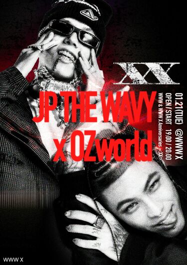 JP THE WAVYとOZworldによるツーマンライブがWWWの