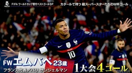 2018年ロシア大会】フランスが2度目の優勝…19歳エムバペ