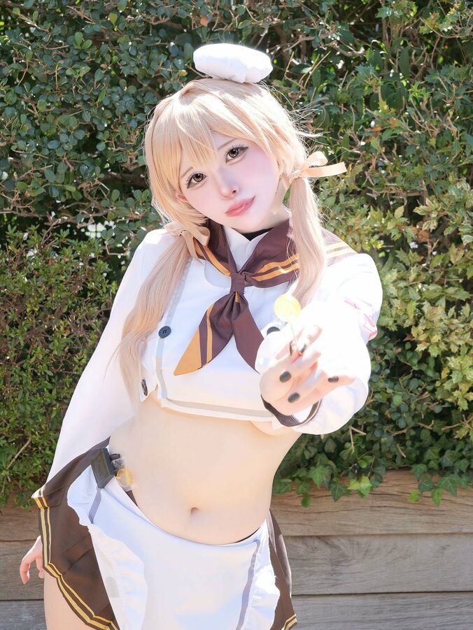 [Photos/Images] Trying an Unexpected Method to Express the Stomach! Cosplayer’s Attempt at NIKKE’s Bready “Because My Body Type Was Similar” 2nd
