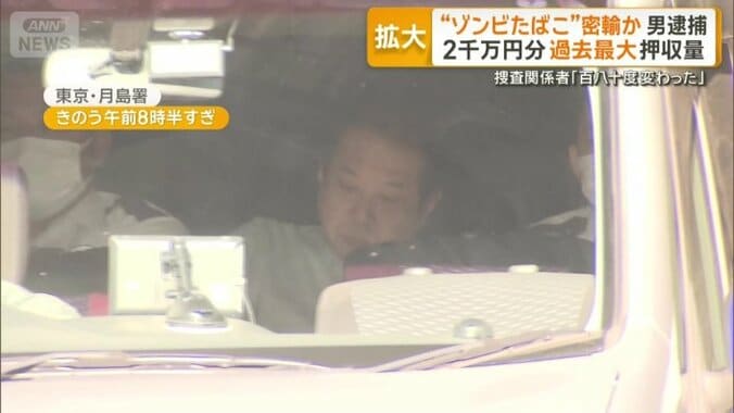 逮捕された間中謙二容疑者（59）