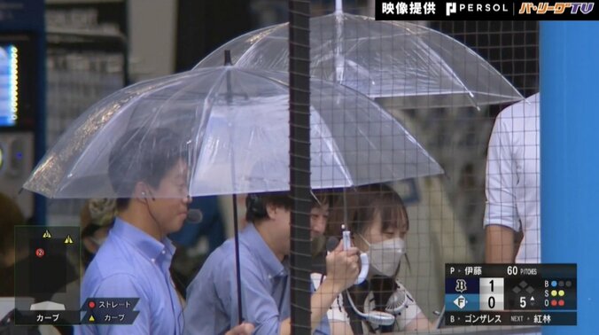 「怖いOBなら怒ってます（笑）」 屋根つき球場なのに… 放送席が水浸しになる前代未聞の”珍光景”が広がった瞬間 1枚目