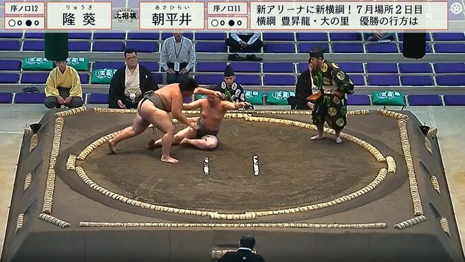 強烈な押し倒し