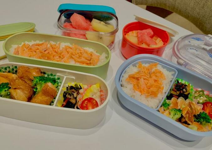  小倉優子、子ども達の大好物を入れた弁当を公開「センス抜群」「レシピ考えるの凄い」の声  1枚目