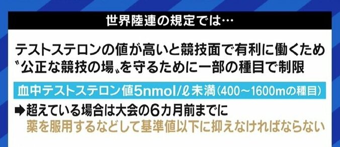 東京オリンピックで見えてきた課題 トランスジェンダーの選手への批判、テストステロンの値で選手が失格になるケースも 7枚目