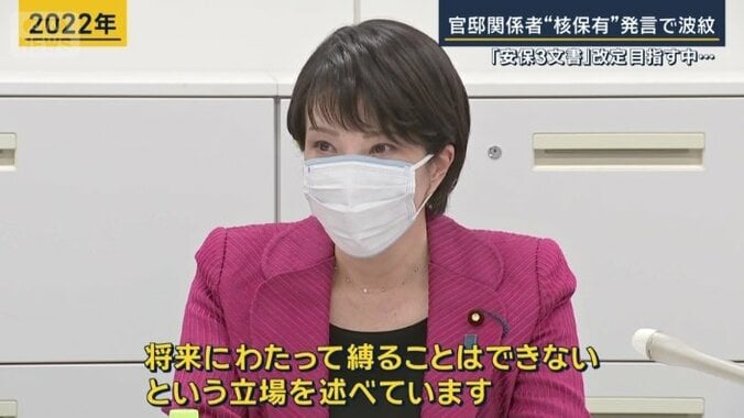 高市早苗総理大臣（2022年）