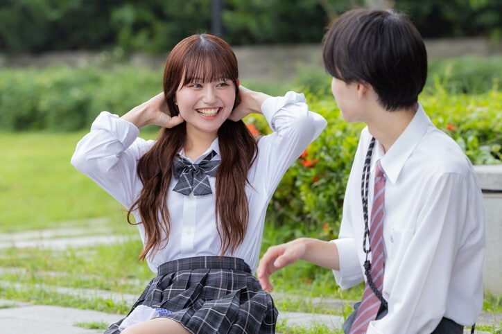 【写真・画像】男子5人から一目惚れされた美しすぎる高3女子、初日からモテモテっぷりがスゴすぎる！SNSでは有名韓国女優に似てるの声も　3枚目