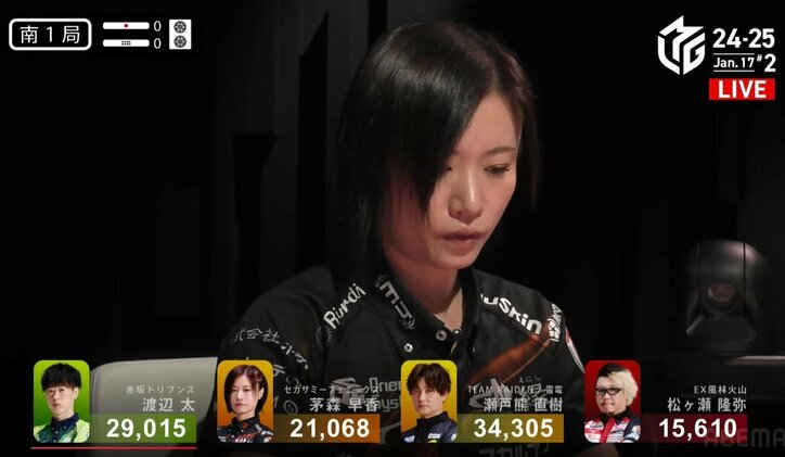 【写真・画像】今期役満第3号か? 剛腕雀士、四暗刻テンパイに熱血実況のボルテージが限界突破……まさかの結末に「天才キタ」/麻雀・Mリーグ 2枚目