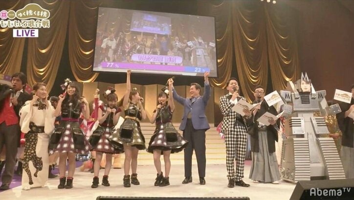 ももクロ・百田こと“DJ KANAKOO”が『ももいろ歌合戦』に参戦!“4000人の松崎しげる” も登場しTwitterトレンドに