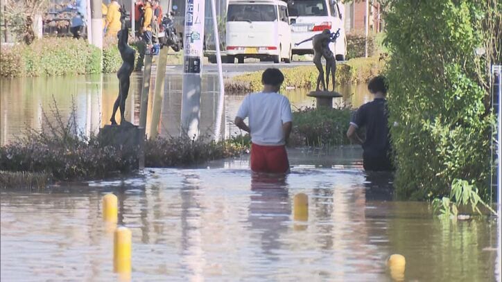 【画像まとめ】千葉・佐倉市　土砂崩れや高崎川の氾濫による冠水などが発生　台風25号の大雨の影響