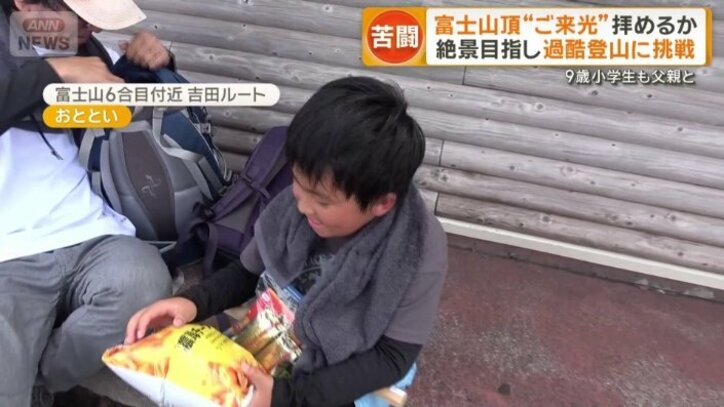 パンパンに膨れたお菓子の袋