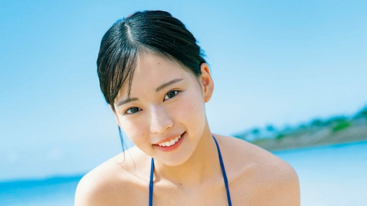 京都出身のニューヒロイン”奥村桃夏 グラビアデビュー半年、『ヤンマガ 