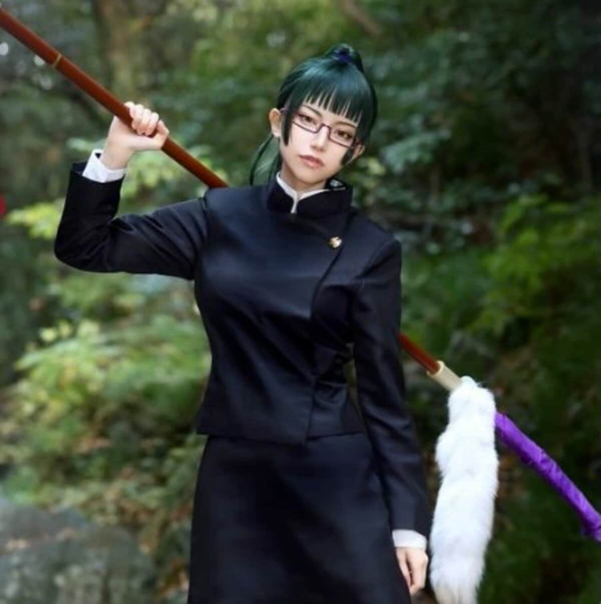 【値下げ】呪術廻戦 禪院真希 コスプレ1式 人気TikToker・あかせあかりが「呪術廻戦」禪院真希コスを披露