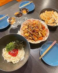 みきママ『すじこのクリームうどんです！！』