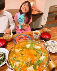 みきママ『寒かったのでスンドゥブにしました~!!』