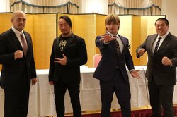 「心をボキッと折ってしまうかも」丸藤正と秋山準が武道館でタッグ結成 新鋭コンビ相手に余裕のコメントで圧倒