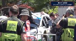 「交換してるの？」ラリージャパン、競技外の“ちょっとした作業風景”に反響  徐にガバッ…捉えた非日常の一コマ