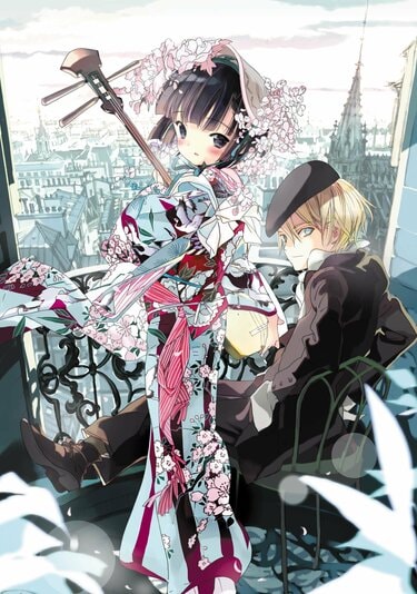 異国迷路のクロワーゼ　購入特典　イラストカード　武田日向 異国迷路のクロワーゼ』武田日向 特典：イラストカード 17.5×12.2cm