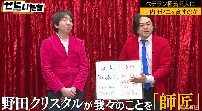 かまいたち濱家、マヂラブ野田が師匠と仰ぐベテラン極貧芸人に「全てが上手くいかなかった野田さん」 3枚目