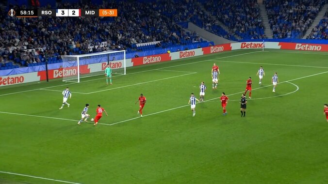 【映像】久保建英、ボールを取られても即奪回の瞬間