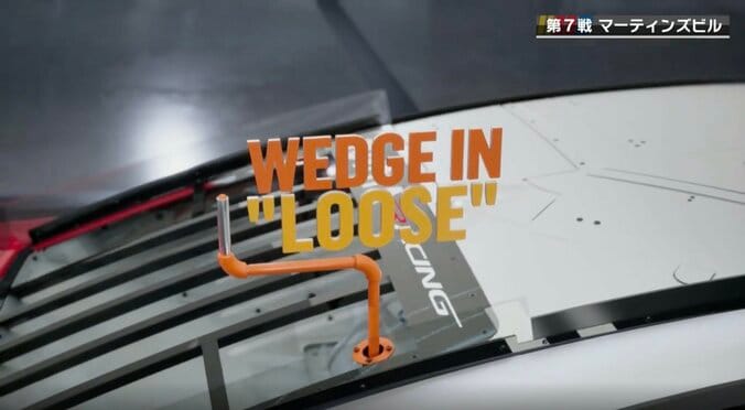 レーシングカーの屋根に“謎の物体”…捉えた正体に「こういう仕組みか」「これはわかりやすい」納得の声 4枚目