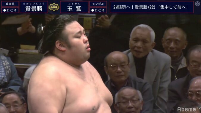 先場所優勝・貴景勝、万全の3連勝　幕内最年少22歳でも貫禄漂う快勝 1枚目