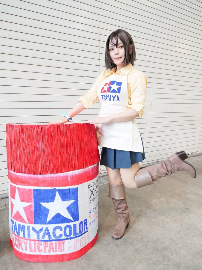 【写真・画像】プラモのモ子ちゃんコスプレ画像　3枚目