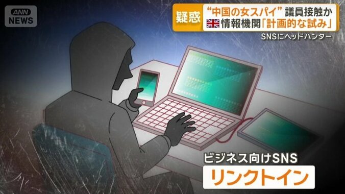 ビジネス向けSNS「リンクトイン」などのウェブサイトを使用