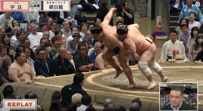 「何で今ので勝つんだ」「瞬間移動」宇良、絶体絶命から“驚異の動き”で大逆転 元若の里も称賛「普通だったら押し出されます」 3枚目