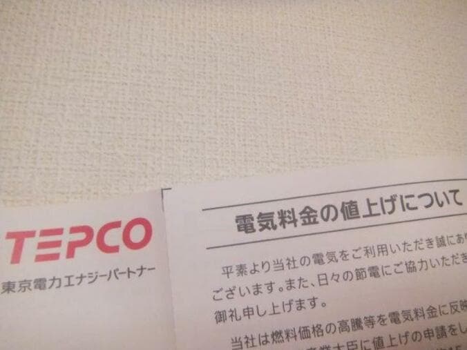 クリス松村、電力会社から届いた“恐怖のお知らせ”の内容「すぐに冷房を消しました」  1枚目