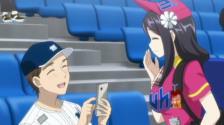 [Photos/Images] Ruriko Gets Approached by Flirty Guys... Preview and Synopsis for Episode 2 of Anime "The Catcher in the Ballpark!" Released 5th