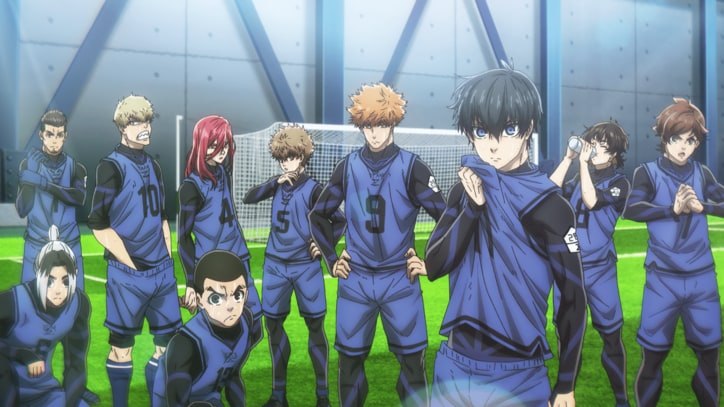 アニメ「劇場版ブルーロック -EPISODE 凪-」場面カット　潔世一らチームZ