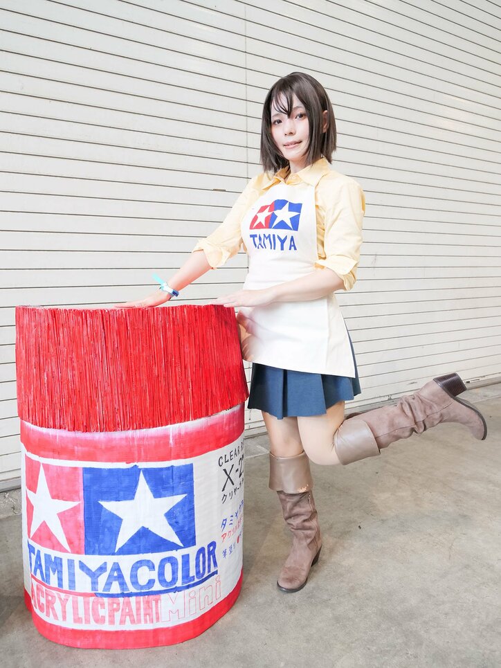 【写真・画像】プラモのモ子ちゃんコスプレ画像　3枚目