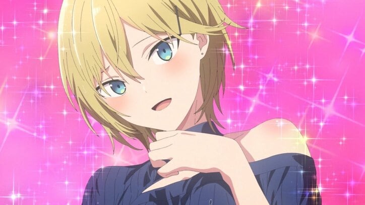 【写真・画像】アイスが垂れた首に…読モ美少女の“距離感バグ行動”にドキドキ…アニメ「履いてください、鷹峰さん」第8話　1枚目