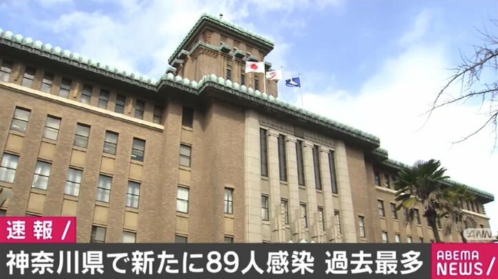 神奈川県で89人の感染を確認 過去最多