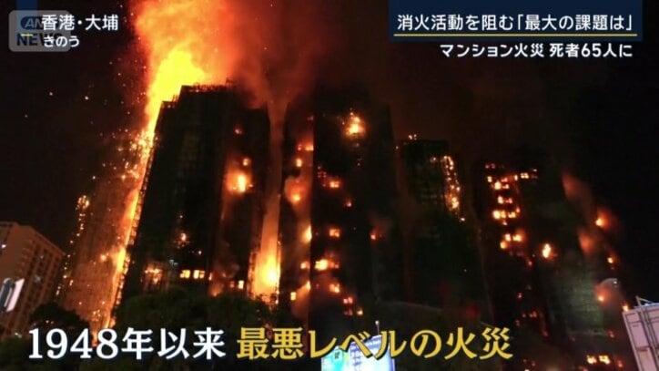 最悪レベルの火災