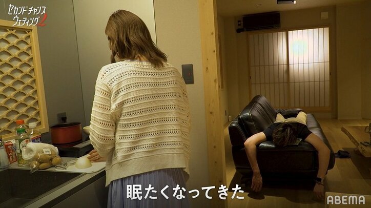 25歳・競輪選手、料理中の婚約者にベタベタ甘えまくり！スタジオ「赤ちゃんみたい」『セカンドチャンスウェディング2』第7話