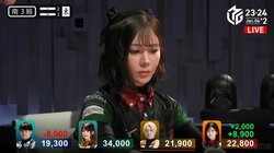 黄龍レベルMAX！美女雀士の強すぎる三面張リーチがライバルを撃破「いいぞいいぞおおおお」／麻雀・Mリーグ